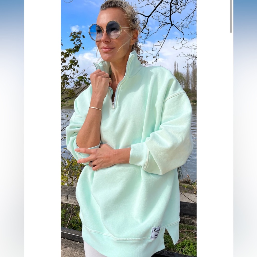 Sloppy Joe Diana Zip Neck